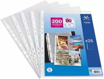 Viquel Perforierte Fototaschen, 25er-Pack (011316-06)