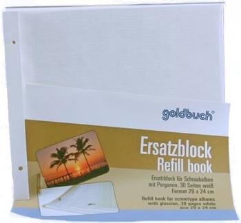 Goldbuch Ersatzblock 29x24 (weiß)