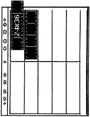 Kaiser Negativ-Ablageblätter 35mm 10x4 (100 Stck)