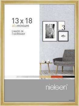 Nielsen Alurahmen Pixel 13x18 gold glänzend
