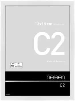 Nielsen Fotorahmen C2 13x18 wei&szlig; glanz