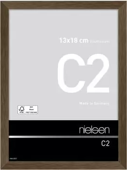 Nielsen Fotorahmen C2 13x18 struktur walnuss