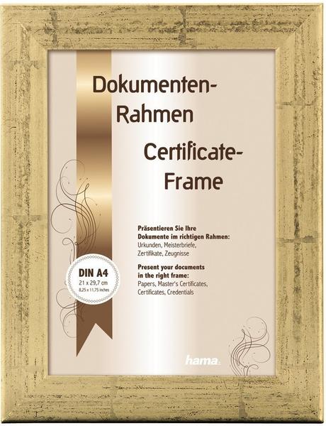Hama Holzrahmen Riga 21x29,7 gold