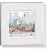 Walther Bilderrahmen Kunststoffrahmen KV150S New Lifestyle 15x15cm silb