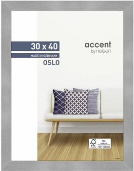Nielsen Holzrahmen Accent Oslo 30x40 silber