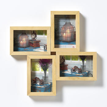 walther design Galerierahmen Rustic 4x 10x15 natur