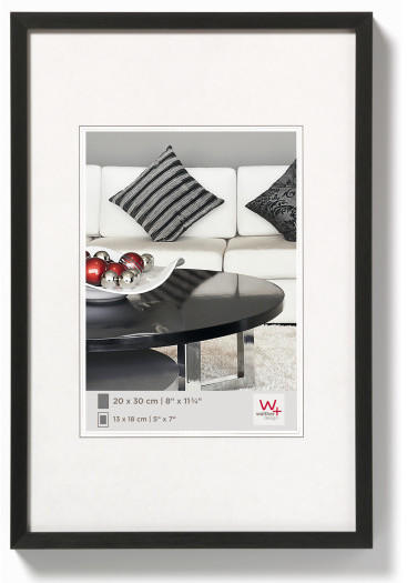 walther design Aluminiumrahmen Chair 40x50 schwarz