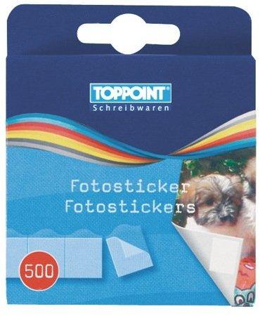 TOPPOINT Fotosticker/Fotokleber 2x 500 Stück