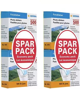 Herma Fotokleber Klebepads Sparpack 4x 500 Stück