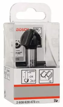 Bosch Hohlkehlfräser 12 / R 12 / D 24 / L 12,7 m mm (2608628473)