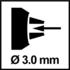 RUKO Frässtift WRC Form C Walzenrund Hartmetall 3 x 38 mm Schaft-Ø 3 mm (116048)