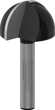 Bosch Hohlkehlfräser 1/4", R1 12,7 mm, D 25,4 mm, L 15,6 mm, G 49 mm (2608628634)