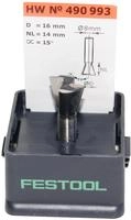 Grat-/zinkenfr&auml;ser Hw S8 D16/13,5/15&deg; &ndash; 490993 - Festool