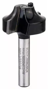 Bosch Kantenformfr&auml;ser E Ovolo R1 6,3mm, Schaft 1/4 Zoll (2608628424)