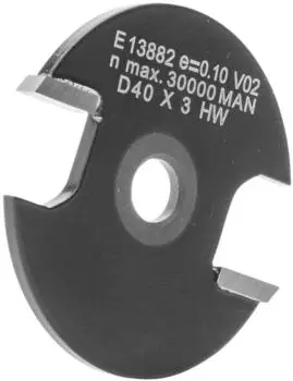ENT Scheibennutfr&auml;ser HW zweischneidig 40x3mm ohne Fr&auml;sspindel (13882)