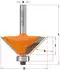 CMT Orange Tools Anfasfräser mit Lager HM 45° D=31.7mm S=8mm (936.280.11)