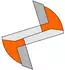 CMT Orange Tools Nutfräser HM, Lange Serie, S=12 D=12x38x95 (912.621.11)