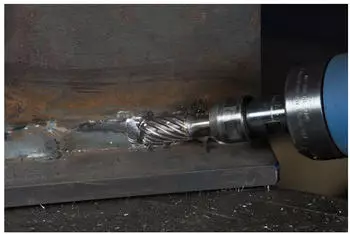 Klingspor HF 100 C Hartmetallfr&auml;ser Zylinder-Kugelkopf &Oslash;8x19mm, Schaft 6mm (295713)