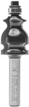 ENT Dekorativer Langprofilfräser HW Schaft 8mm, Ø 19mm, R 2mm (15450)