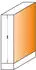 CMT Orange Tools Bündigfräser mit Lager HW Z2 S=8 D=12,7x40x84 RH (906.129.11)