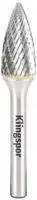 Hartmetallfr&auml;ser HF 100 G - Durchmesser 8 mm - H&ouml;he 19 mm - Spitzbogenf&ouml;rmig - VE