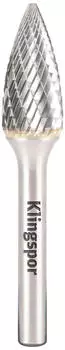 Klingspor HF 100 G Hartmetallfr&auml;ser Spitzbogen &Oslash;8x19mm, Schaft 6mm (334162)