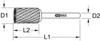 Ks Tools Fr&auml;sbohrer 515.3234