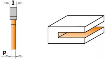 CMT Orange Tools Schlitzfr&auml;ser mit Anlauflage D=47.6x6mm, S=12mm (922.360.11B)
