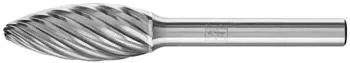 Pferd HM-Frässtift Flammenform B INOX Ø 12x30mm Schaft-Ø 6mm (21103382)