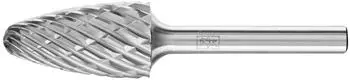 Pferd HM-Fr&auml;sstift RBF Rundbogen &Oslash;16x30mm Schaft-&Oslash; 6mm f&uuml;r Stahl (21117987)