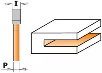 CMT Orange Tools Hartmetall-Schlitzfr&auml;ser Z3 S=8 D=47,6x3mm (923.330.11A)
