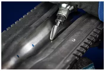 Pferd Hartmetall-Fr&auml;sstift MICRO Rundbogen RBF &Oslash; 12x25mm (21117876)