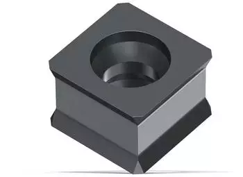 Fein Wendeschneidplatte KX Fase f&uuml;r NE-Metalle, 10 St&uuml;ck (64302003010)
