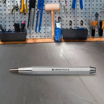 PB Swiss Tools K&ouml;rner Sonderqualit&auml;t verchromt, Hartmetallspitze, 120x12mm