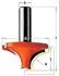 CMT Orange Tools Viertelstab-Fräser HM D=31,7mm S=8mm R=9,5mm (927.095.11)