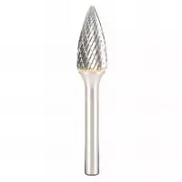 Hartmetallfr&auml;ser HF 100 G - Durchmesser 8 mm - H&ouml;he 19 mm - Spitzbogenf&ouml;rmig - VE