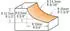 CMT Orange Tools Konvexer Abrundfräser mit Kugellager HW S=8 D=28.7 R=8 (937.254.11)