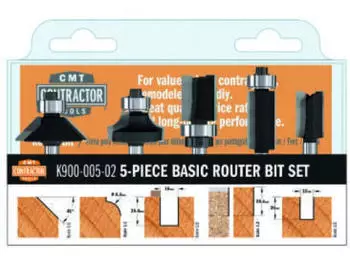CMT Orange Tools Profil- und Nutfr&auml;ser-Set 5-teilig HW S=8mm (K900-005-02)