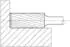 LUKAS HM-Frässtift Form A Zylinder 8x20mm Z4 Inox (A100108206040001)