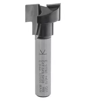 ENT T-Nutfr&auml;ser M10 HW, Schaft 8mm, D1 17,5mm (17740)