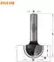 CMT Orange Tools K912-100 Nutfräser HW Z2 S=8mm D=10x32x62mm (K912-100)