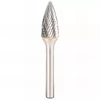 Hartmetallfr&auml;ser HF 100 G - Durchmesser 12,7 mm - H&ouml;he 25 mm - Spitzbogenf&ouml;rmig -