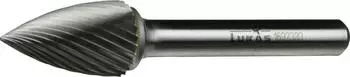 LUKAS Fräser HFG Spitzbogen Edelstahl/Stahl 12x20mm Schaft 6mm (A10041220603)
