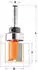 CMT Orange Tools Einstechfräser mit Lager D=22mm, Schaft 8mm (911.220.11B)