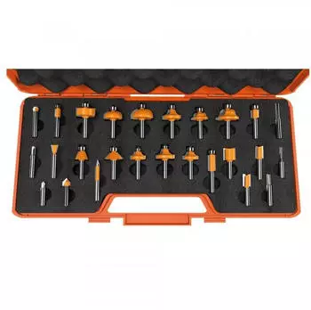 CMT Orange Tools 25-teiliges Hartmetall-Fr&auml;ser-Set, 8mm Schaft (900.003.00)