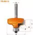 CMT Orange Tools Profil-Fräser mit Anlauflager HM S=12 D=38,1mm R=6,4mm (960.564.11)