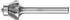 Pferd Hartmetall-Frässtift EDGE Kegelsenk KSJ 30° Ø16x05mm Schaft-Ø6mm (21115366)