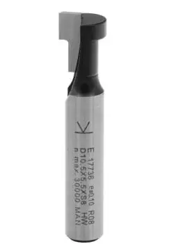 ENT T-Nutfr&auml;ser HW f&uuml;r Sechskantschrauben M6, Schaft 8mm, D1 10,5mm (17736)
