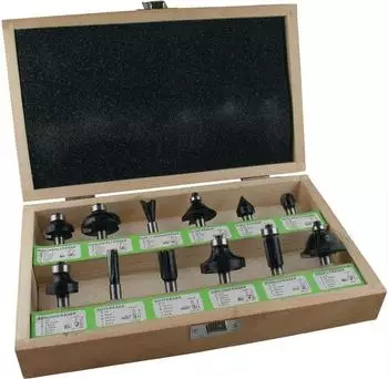 FISCH Fr&auml;sersatz Hartmetall Schaft-&Oslash; 8mm, 12-teilig (973CT12A06)