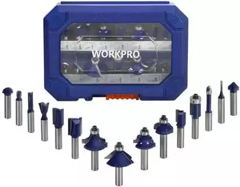 LuxusKollektion Fräser-Set 15-tlg. 8mm Schaft (W002066A)